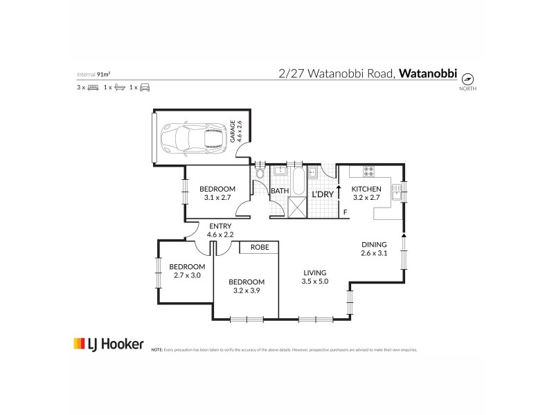 2/27 Watanobbi Road, Watanobbi NSW 2259 Floorplan