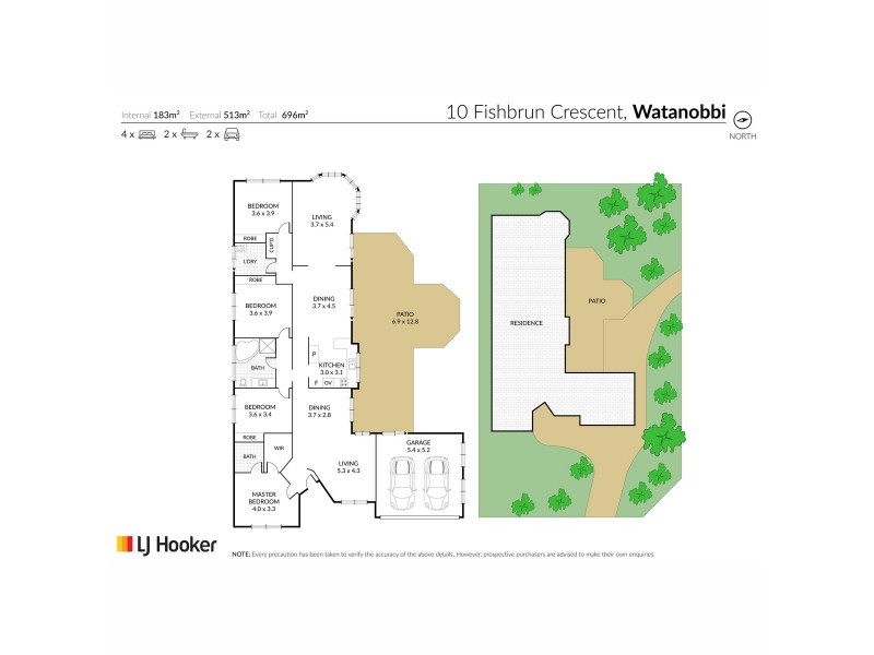 10 Fishburn Crescent, Watanobbi NSW 2259 Floorplan