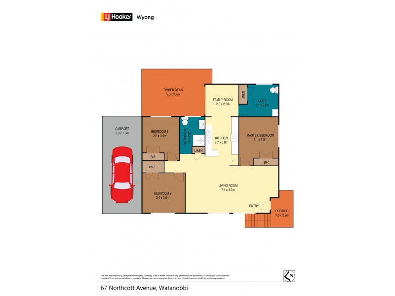 67 Northcott Avenue, Watanobbi NSW 2259 Floorplan