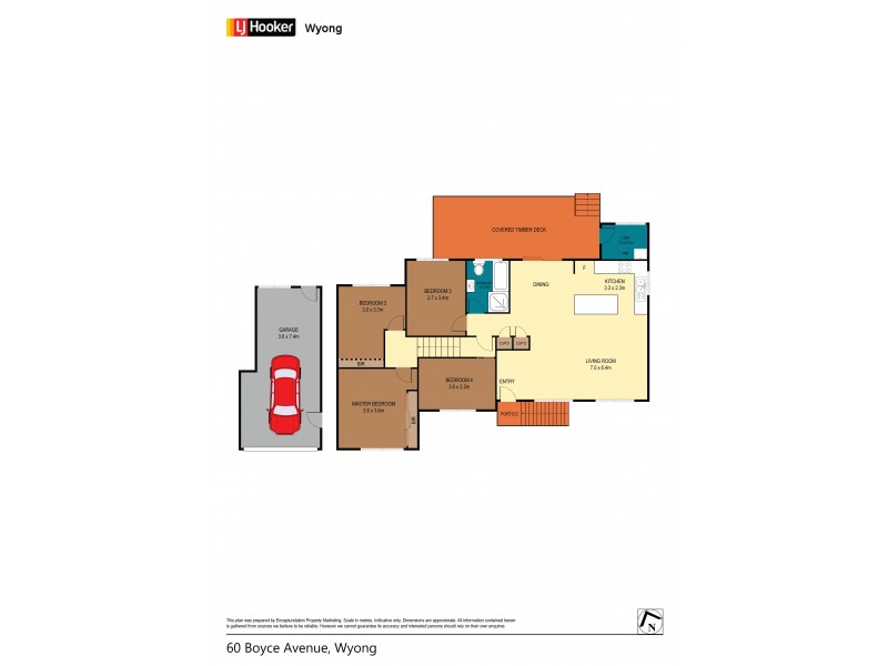 60 Boyce Avenue, Wyong NSW 2259 Floorplan