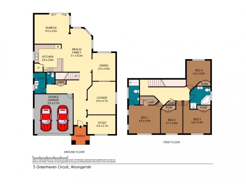 5 Greenhaven Circuit, Woongarrah NSW 2259 Floorplan