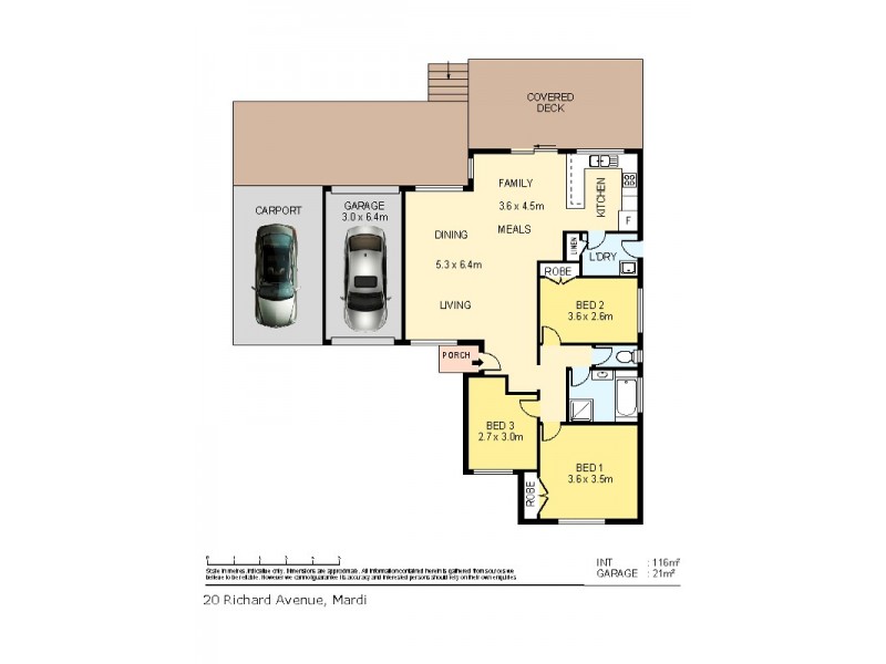 20 Richard Avenue, Mardi NSW 2259 Floorplan