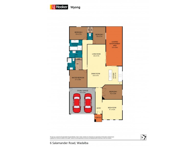 6 Salamander Road, Wadalba NSW 2259 Floorplan