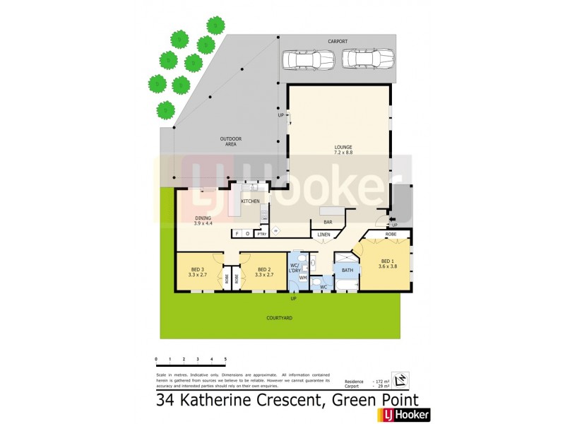 34 Katherine Crescent, Green Point NSW 2251 Floorplan