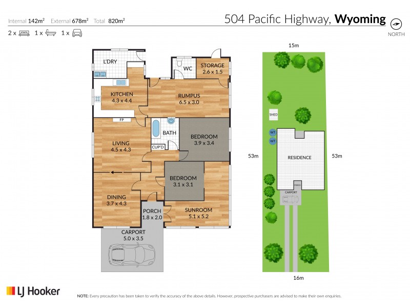 504 Pacific Highway, Wyoming NSW 2250 Floorplan