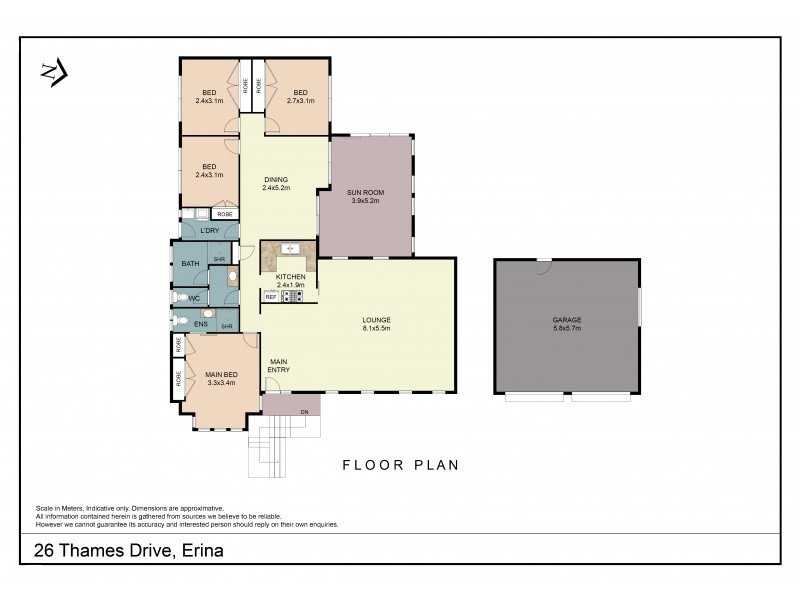 26 Thames Drive, Erina NSW 2250 Floorplan