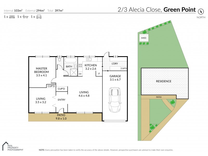 2/3 Alecia Close, Green Point NSW 2251 Floorplan