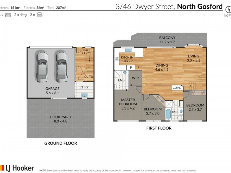 Unit 3/46 Dwyer Street, North Gosford NSW 2250