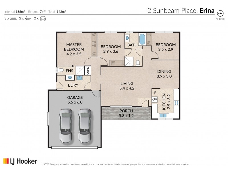 2 Sunbeam Place, Erina NSW 2250 Floorplan