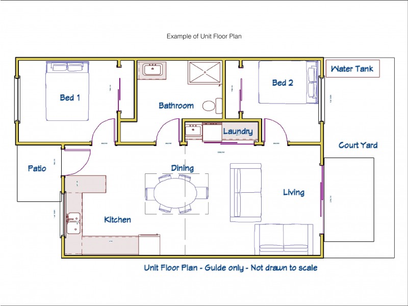 Villa 5/55 Barralong Road, Erina NSW 2250 Floorplan