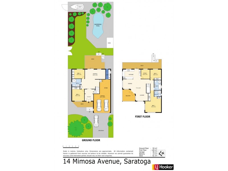 14 Mimosa Avenue, Saratoga NSW 2251 Floorplan