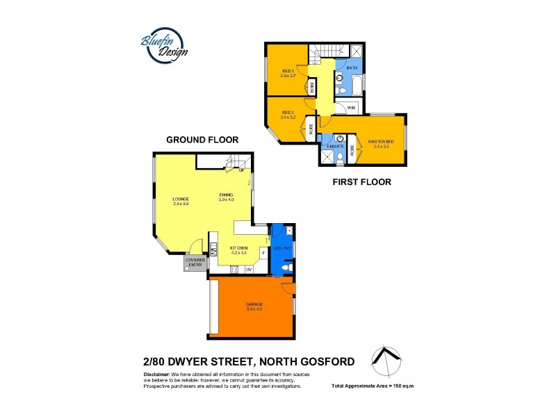 2/80 Dwyer Street, North Gosford NSW 2250 Floorplan