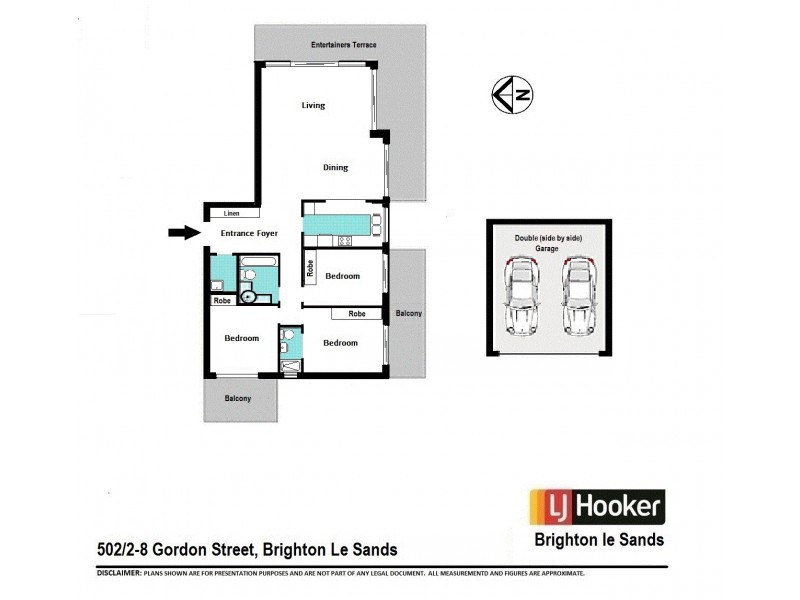 502/2-8 Gordon Street, Brighton-le-sands NSW 2216 Floorplan