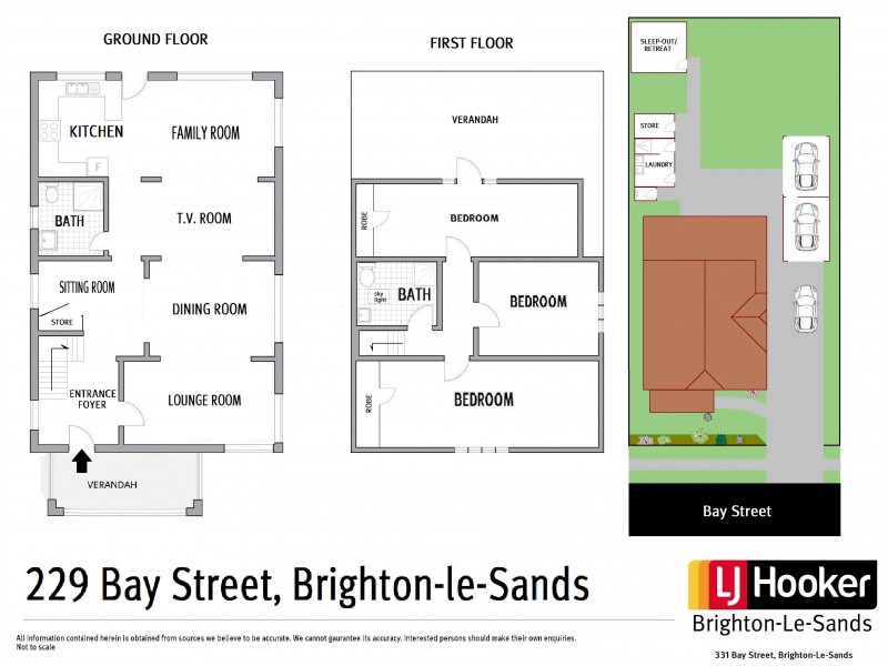 229 Bay Street, Brighton-le-sands NSW 2216 Floorplan