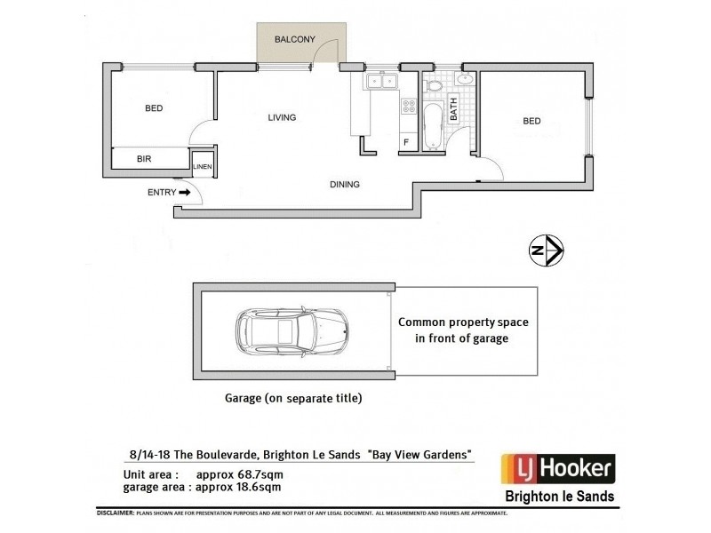 8/14-18 The Boulevarde, Brighton-le-sands NSW 2216 Floorplan