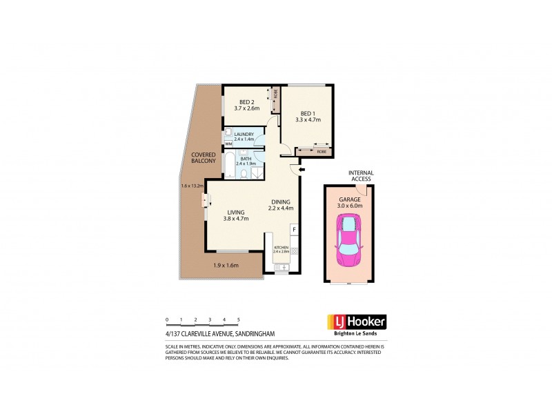 4/137 Clareville Avenue, Sandringham NSW 2219 Floorplan