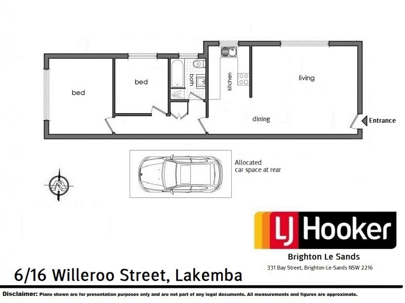 6/16 Willeroo Street, Lakemba NSW 2195 Floorplan