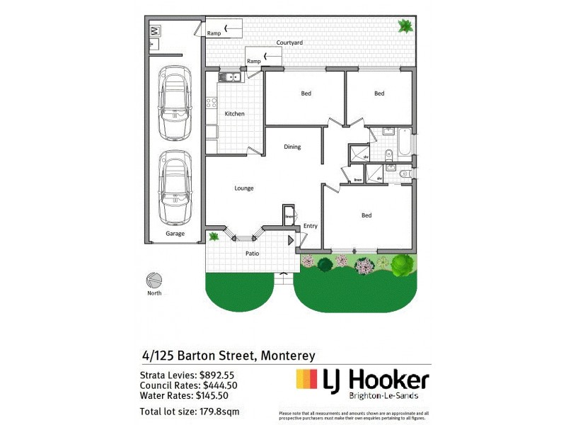 4/125 Barton Street, Monterey NSW 2217 Floorplan