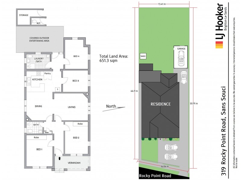 319 Rocky Point Road, Sans Souci NSW 2219 Floorplan