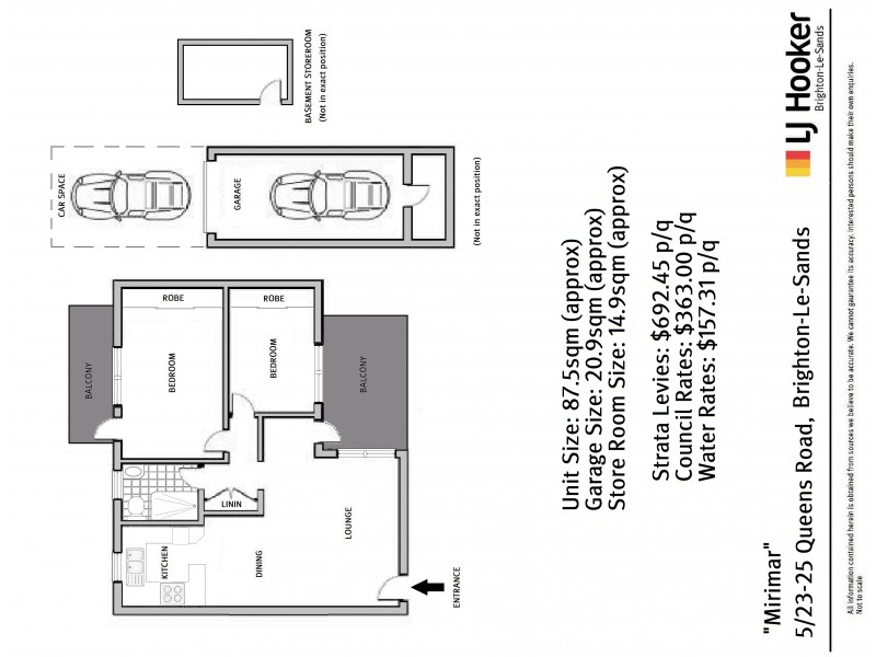 5/23-25 Queens Road, Brighton-le-sands NSW 2216 Floorplan