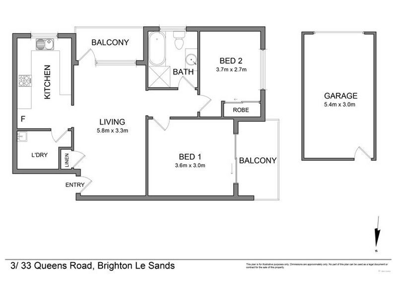 3/31-33 Queens Road, Brighton-le-sands NSW 2216