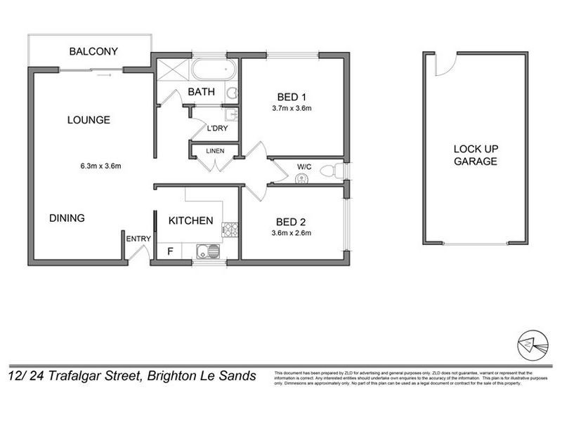 12/24 Trafalgar Street, Brighton-le-sands NSW 2216