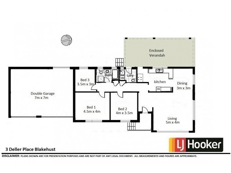 3 Deller Place, Blakehurst NSW 2221 Floorplan