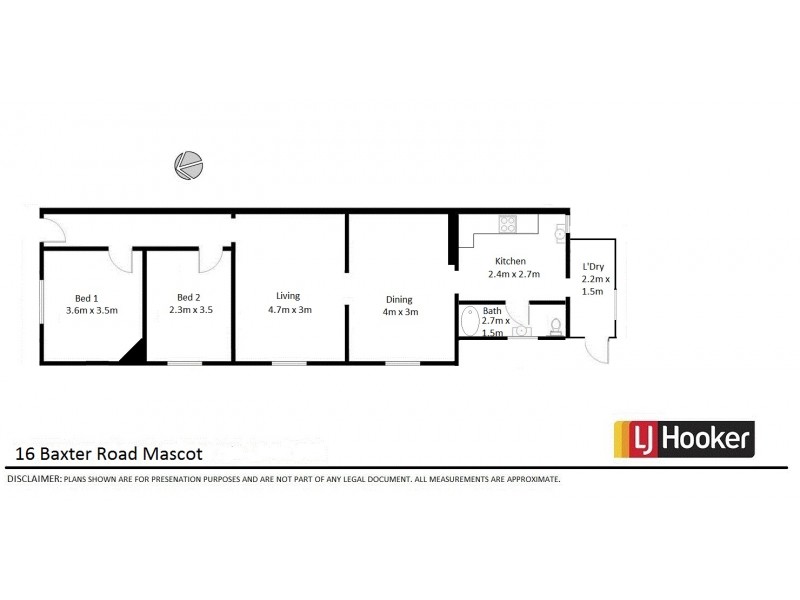 16 Baxter Road, Mascot NSW 2020 Floorplan