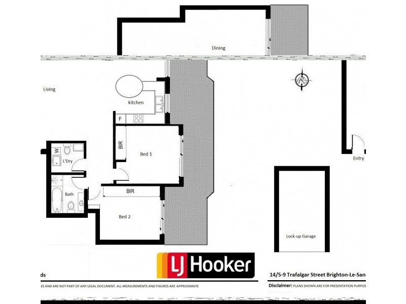 14/5-9 Trafalgar Street, Brighton-le-sands NSW 2216 Floorplan