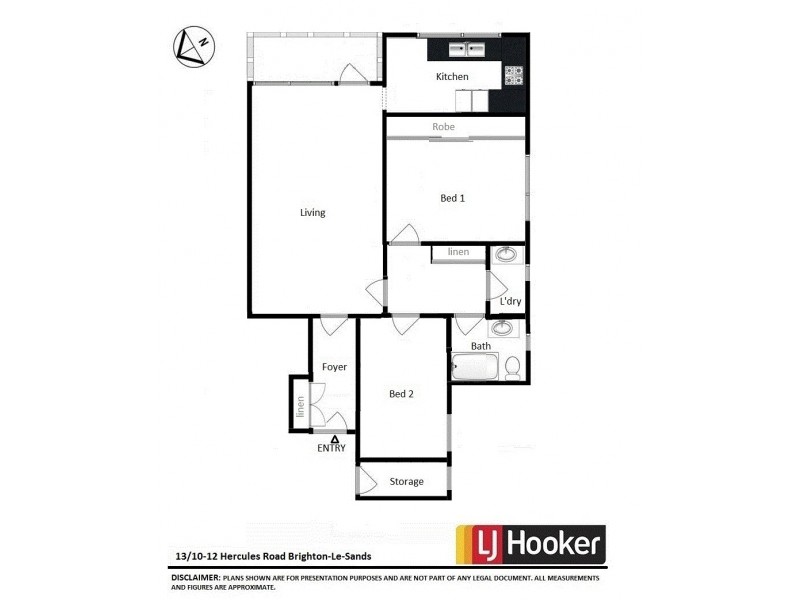13/10-12 Hercules Road, Brighton-le-sands NSW 2216 Floorplan