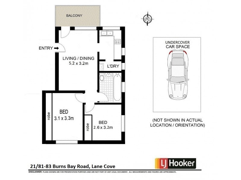 21/83-85 Burns Bay Road, Lane Cove NSW 2066 Floorplan