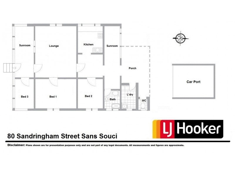 80 Sandringham Street, Sans Souci NSW 2219 Floorplan