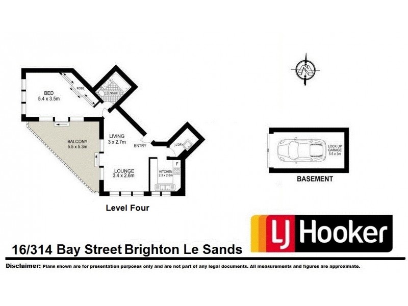 16/314 Bay Street, Brighton-le-sands NSW 2216 Floorplan