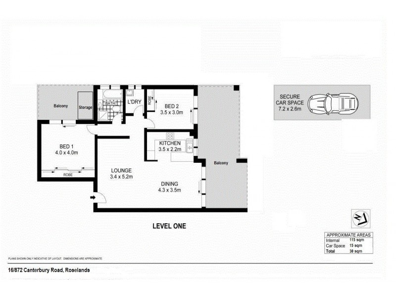 16/872 Canterbury Road, Roselands NSW 2196 Floorplan