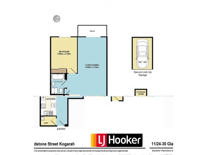 11/24-30 Gladstone Street, Kogarah NSW 2217 Floorplan