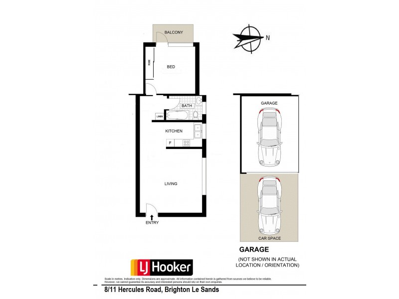 8/11 Hercules Road, Brighton-le-sands NSW 2216 Floorplan
