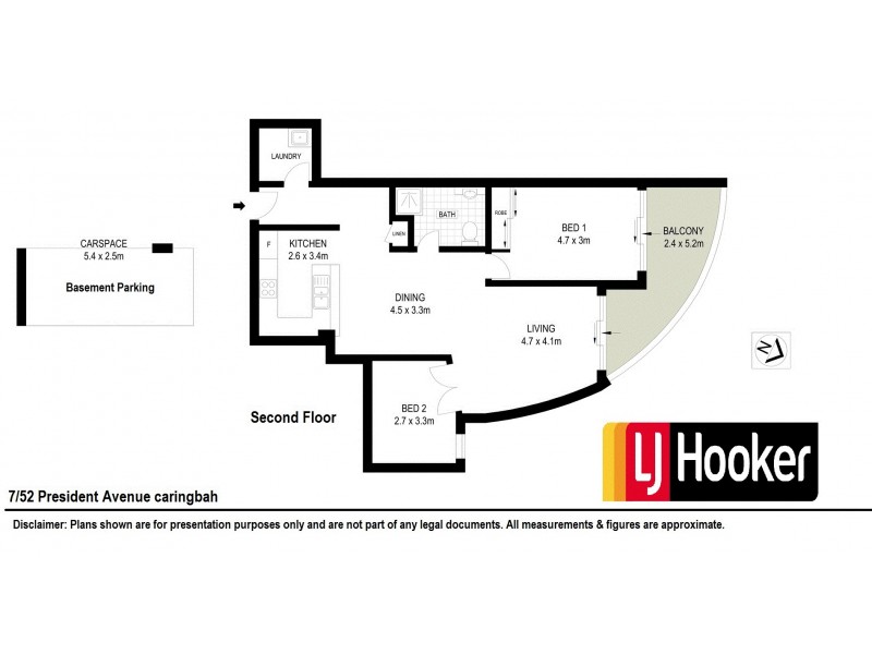 7/52 President Avenue, Caringbah NSW 2229 Floorplan