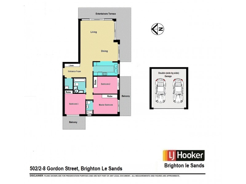 502/2-8 Gordon Street, Brighton-le-sands NSW 2216 Floorplan
