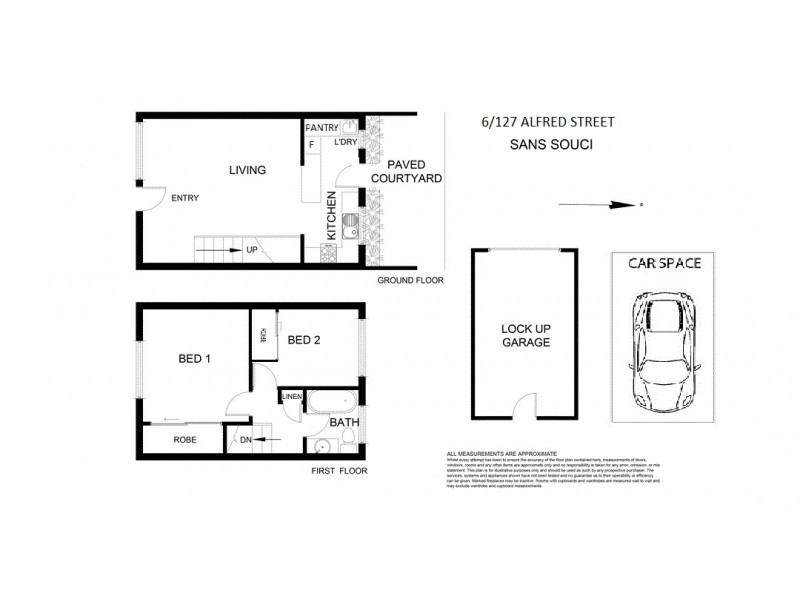 127 Alfred St, Sans Souci NSW 2219 Floorplan