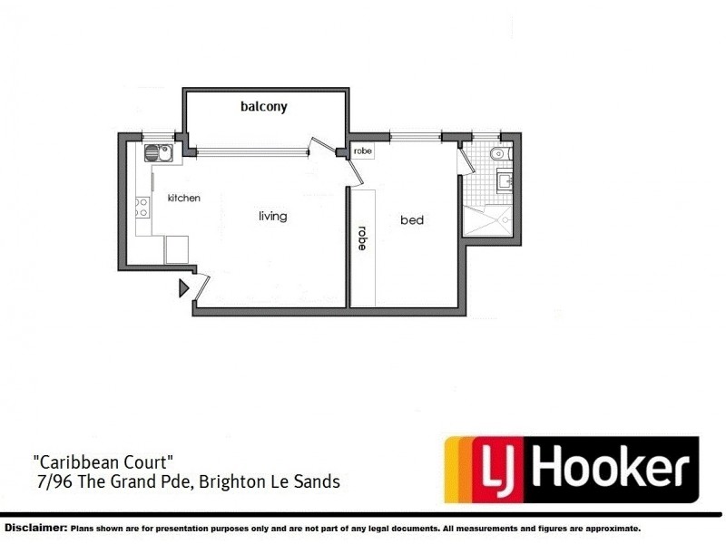 7/96 The Grand Parade, Brighton-le-sands NSW 2216 Floorplan