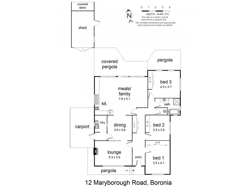 12 Maryborough Road, Boronia VIC 3155 Floorplan