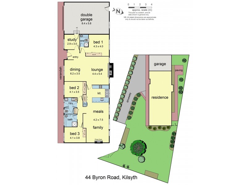 44 Byron Road, Kilsyth VIC 3137 Floorplan