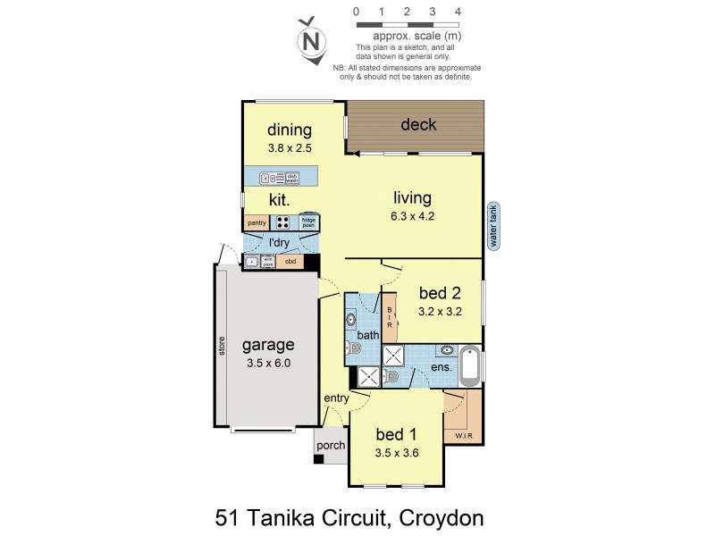 51 Tanika Circuit, Croydon VIC 3136 Floorplan
