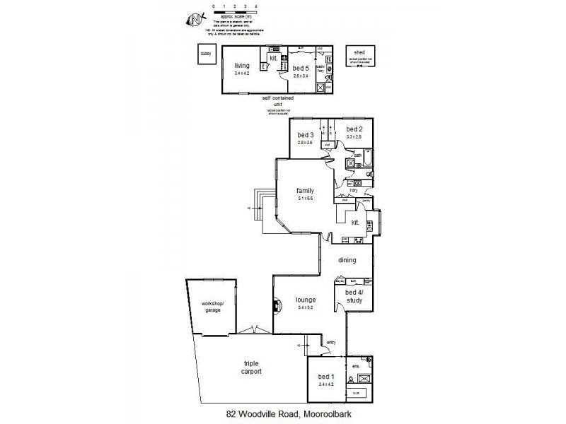 82 & 82A Woodville Road, Mooroolbark VIC 3138 Floorplan