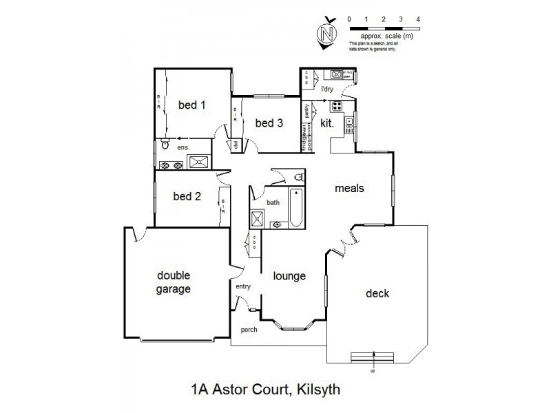 1A Astor Court, Kilsyth VIC 3137 Floorplan
