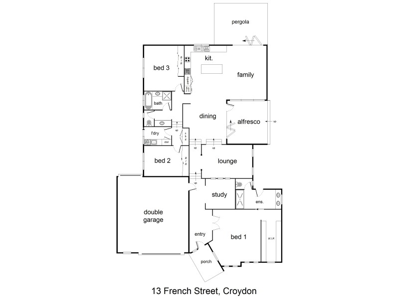 13 French Street, Croydon VIC 3136 Floorplan