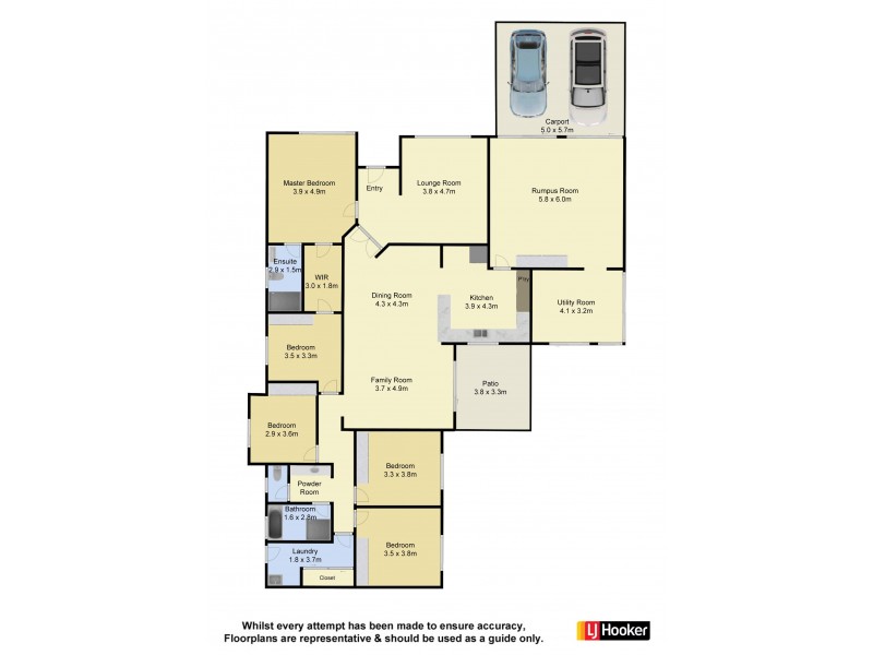 37 Coolabah Crescent, Bridgeman Downs QLD 4035 Floorplan