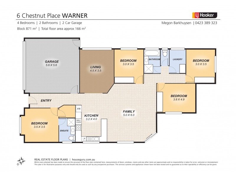 6 Chestnut Place, Warner QLD 4500 Floorplan