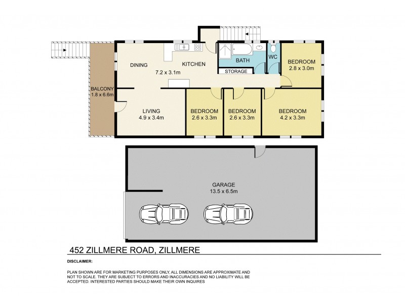 452 Zillmere Road, Zillmere QLD 4034 Floorplan