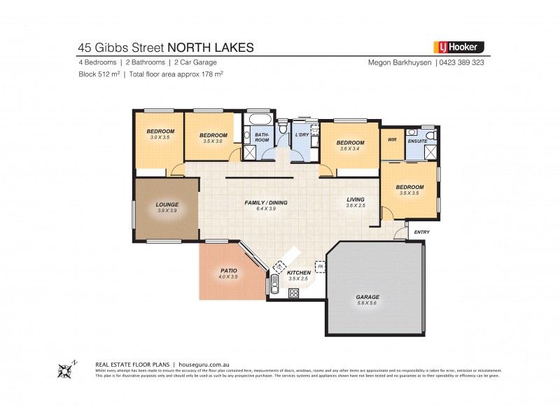 45 Gibbs Street, North Lakes QLD 4509 Floorplan